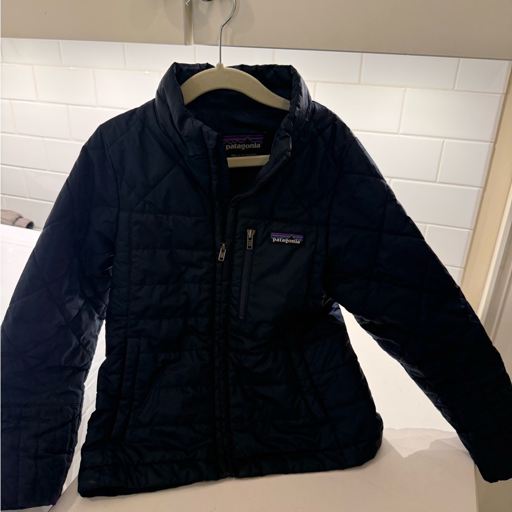 Patagonia Navy Blue Puffer Jacket